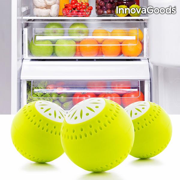 Fridge Eco Balls InnovaGoods 3 Units