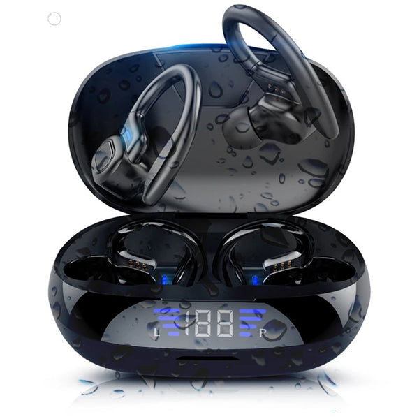 LED Display TWS Sport Bluetooth V5.0 Headset For Iphone Huawei